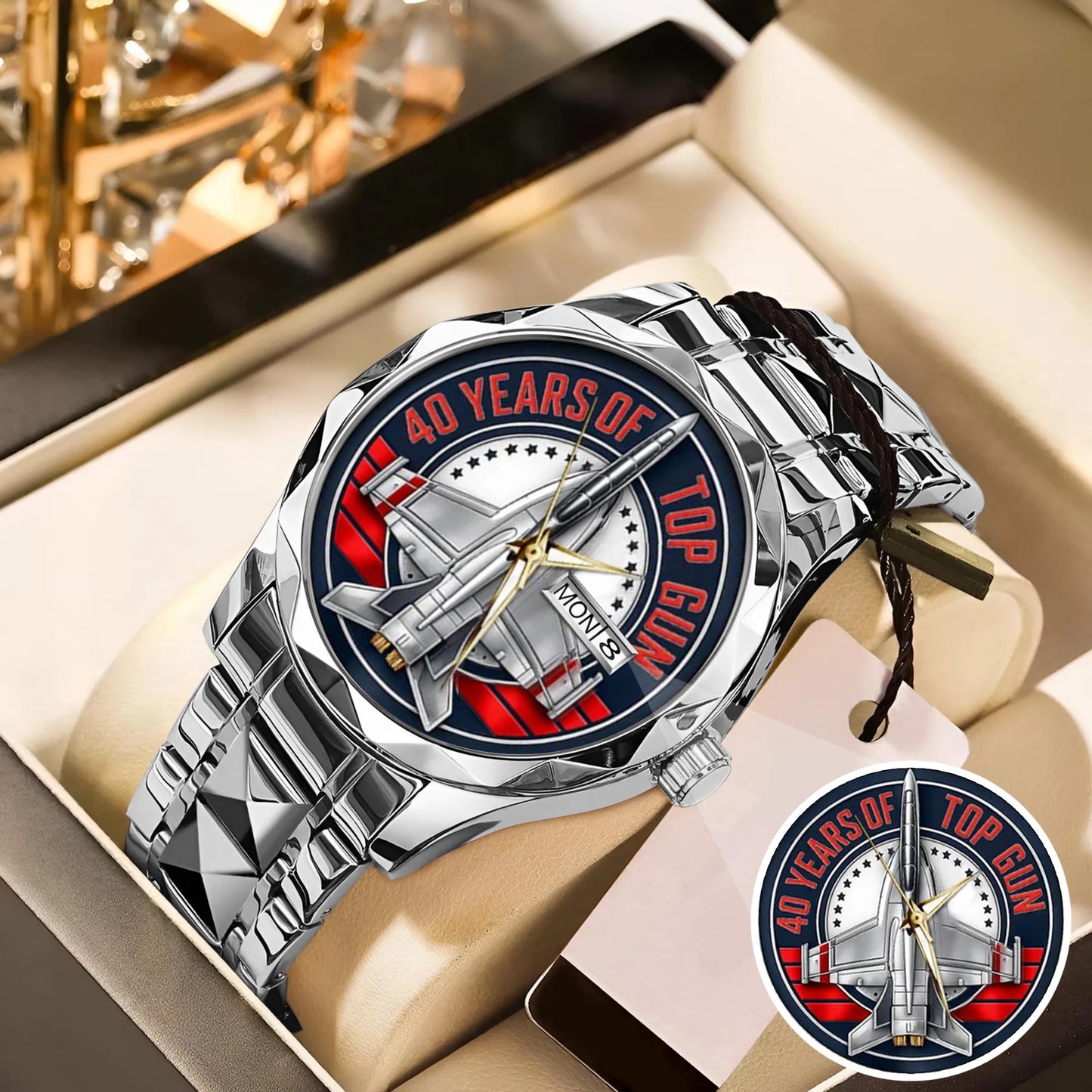 Top Gun 40th Anniversary Stainless Steel Watch