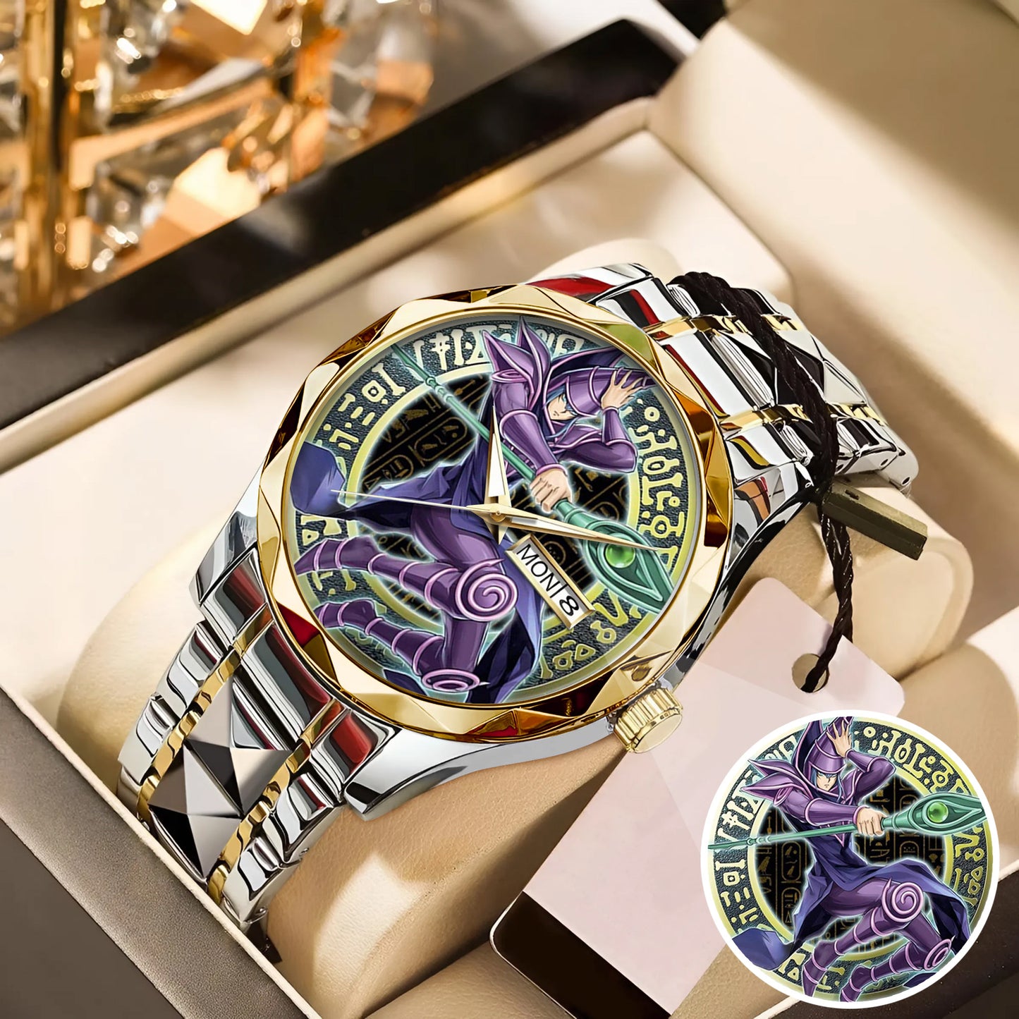 Anime YGO Dark Magician Watch Dial – Limited Art Design