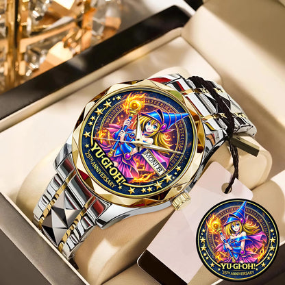 Anime Yugioh 25th Anniversary Coin Magician Girl Custom Watch