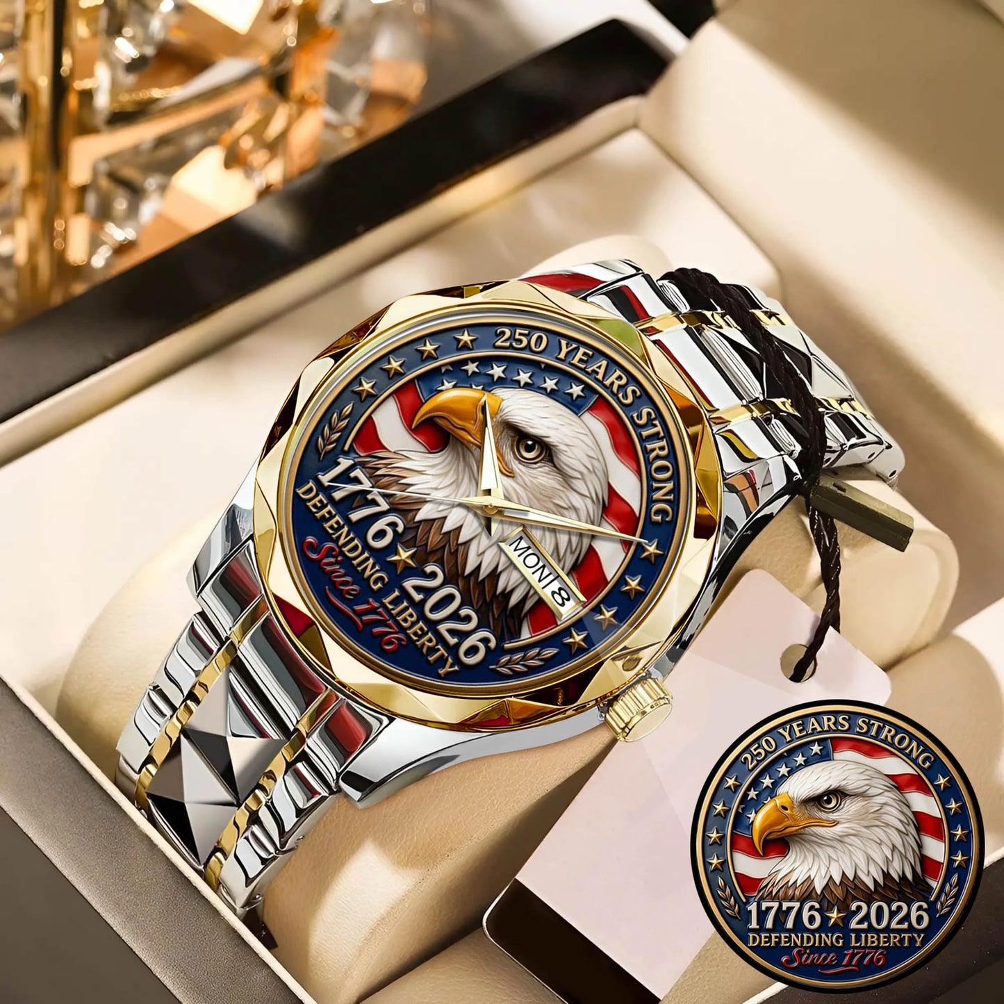 USA 250th Strong Anniversary Defending Liberty Watch