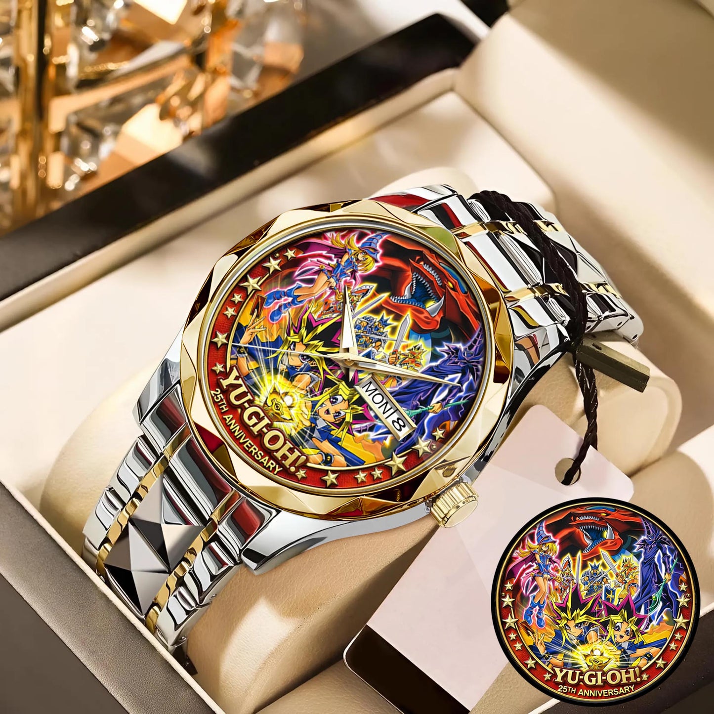 Anime Yugioh 25th Anniversary Coin Custom Watch