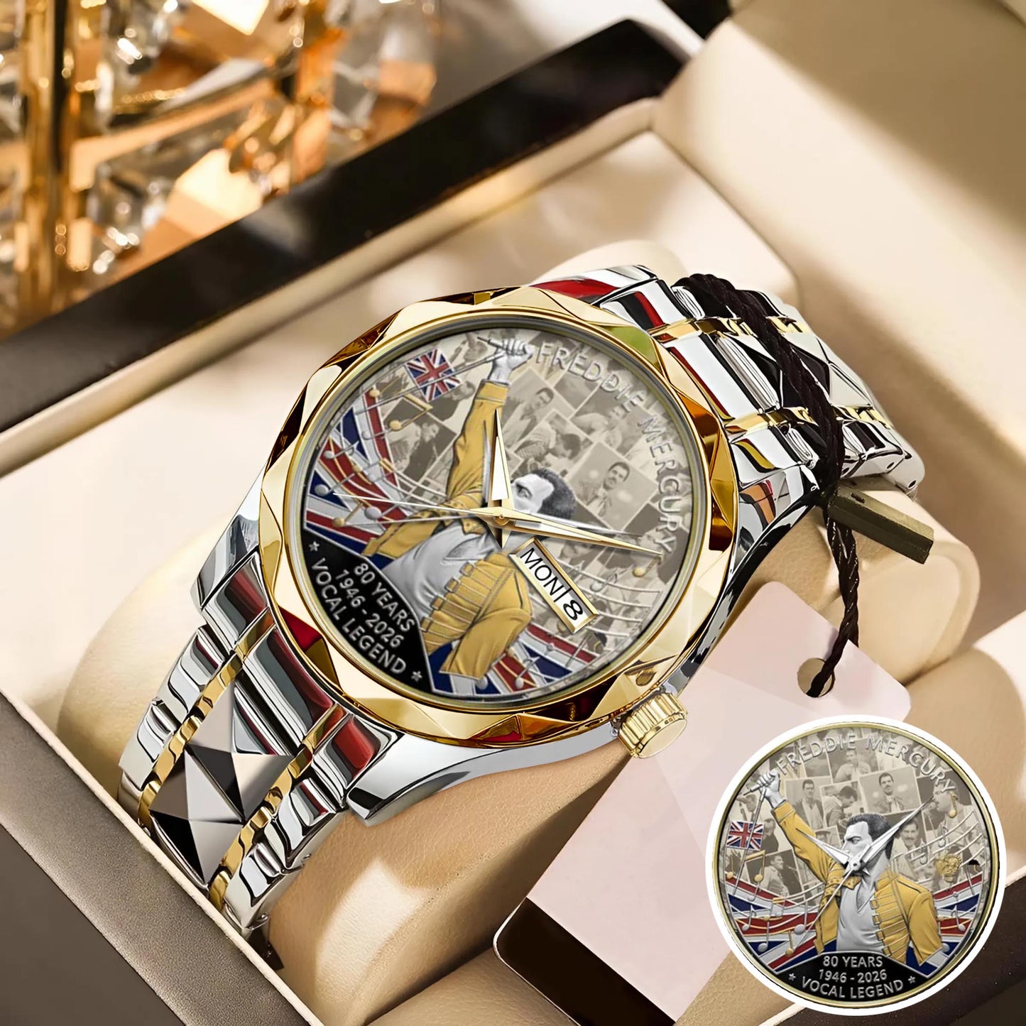 Freddie Mercury Stainless Steel Watch