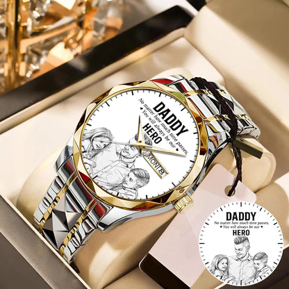 Father's Day Hero Husband Daddy Grandpa Limited Edition Watch
