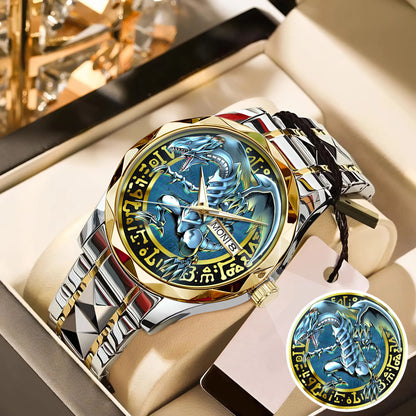 Anime YGO Blue-Eyes White Dragon Watch Dial – Limited Art Design