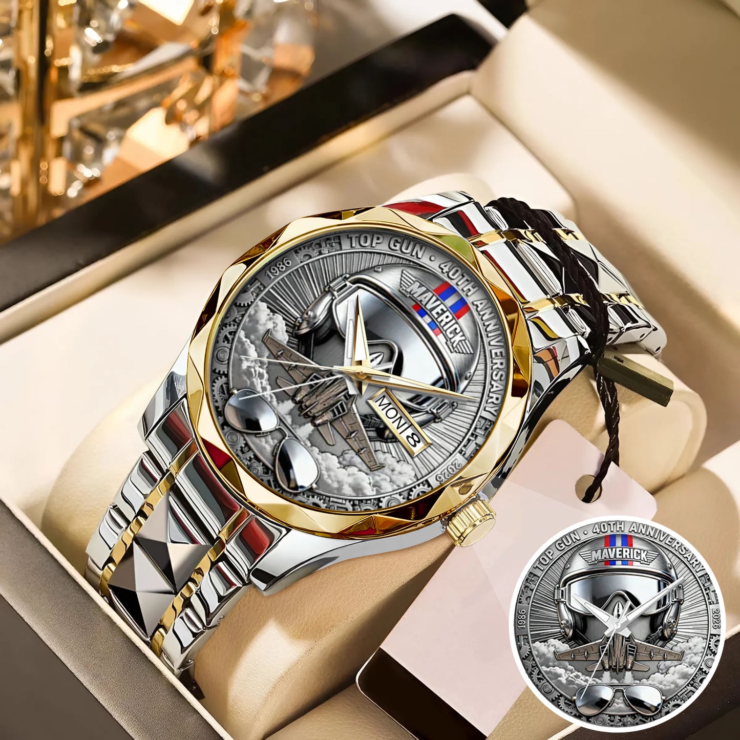 Top Gun 40th Anniversary Stainless Steel Watch