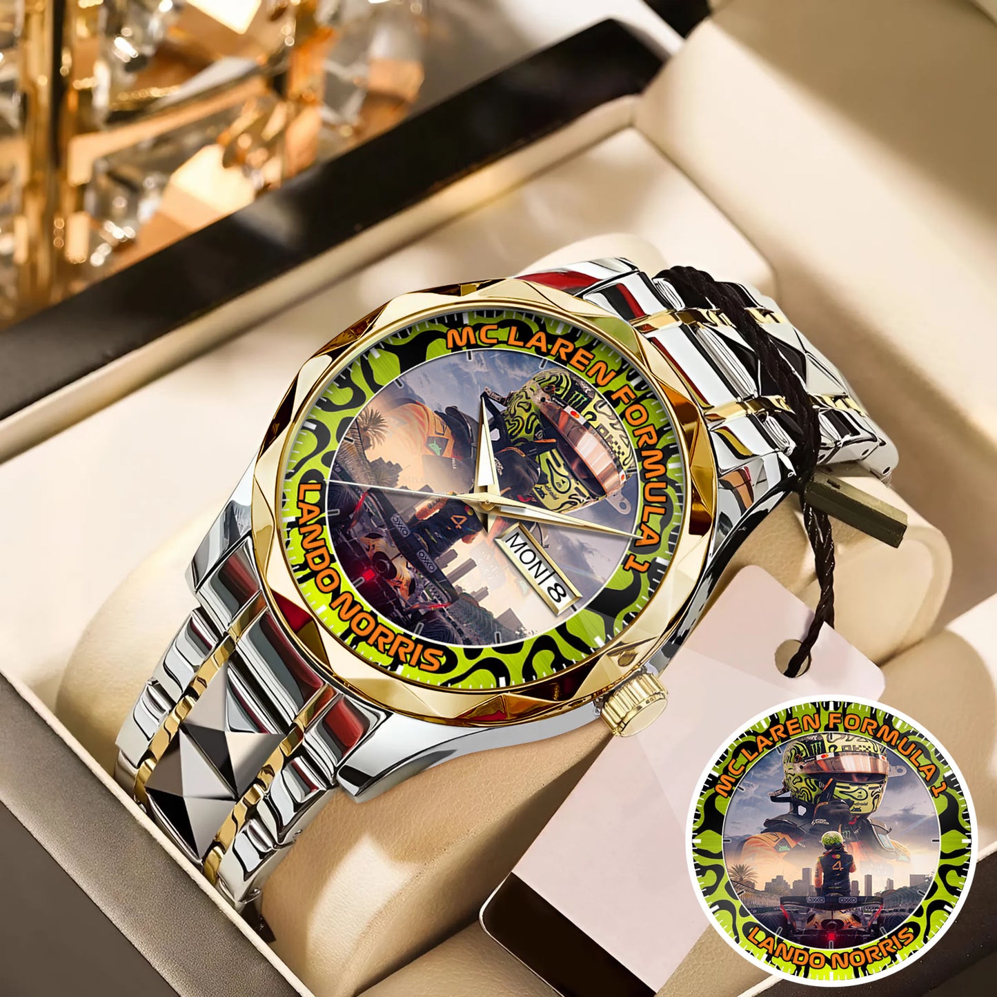 F1 Lando Norris McLaren Personalized Watch