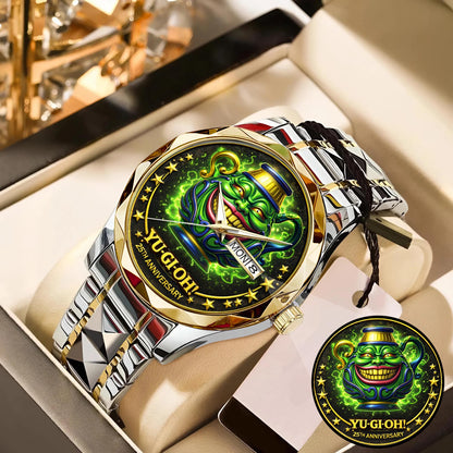 Anime Yugioh 25th Anniversary Coin Pot of Greed Custom Watch