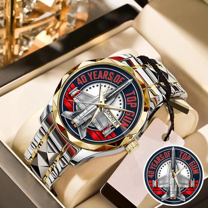 Top Gun 40th Anniversary Stainless Steel Watch