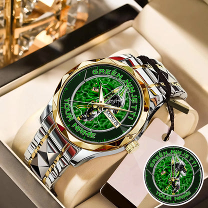 Power Rangers Green Ninjetti Personalized Watch