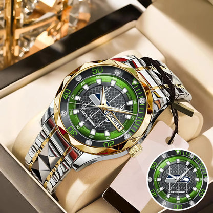 Seattle Seahawks Stainless Steel Watch
