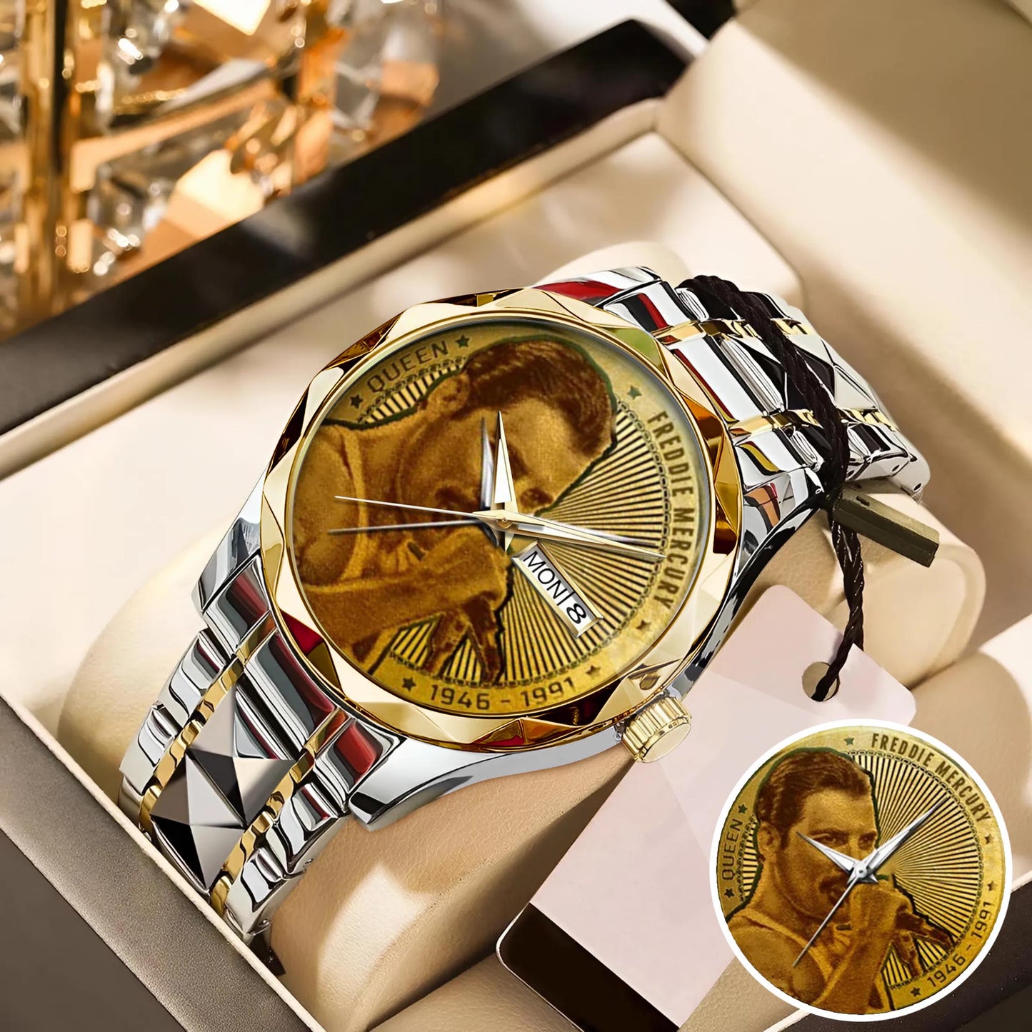 Freddie Mercury Stainless Steel Watch