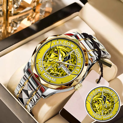 Power Rangers Yellow Ninjetti Personalized Watch