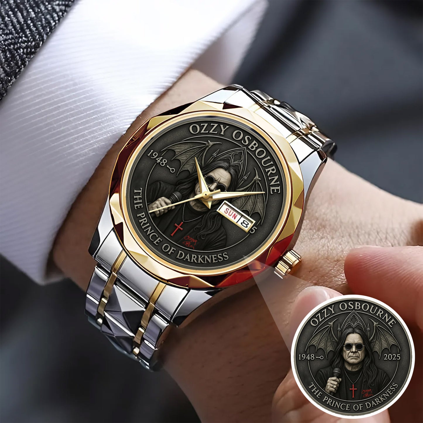 The Prince of Darkness Watch – Gothic Rock Style Watch for Fans & Collectors