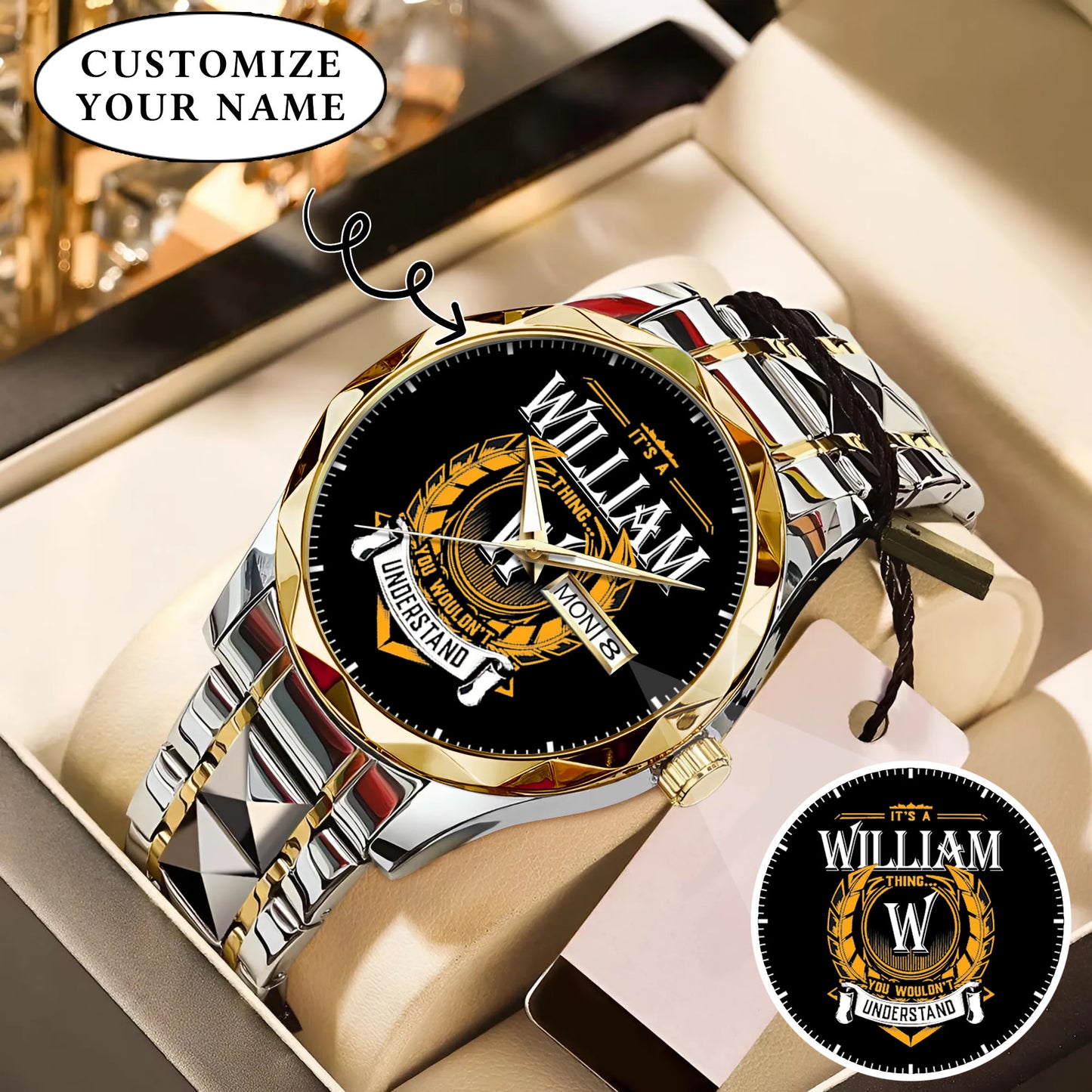 Personalized It's A Thing You Wouldn't Understand Custom Name Watch