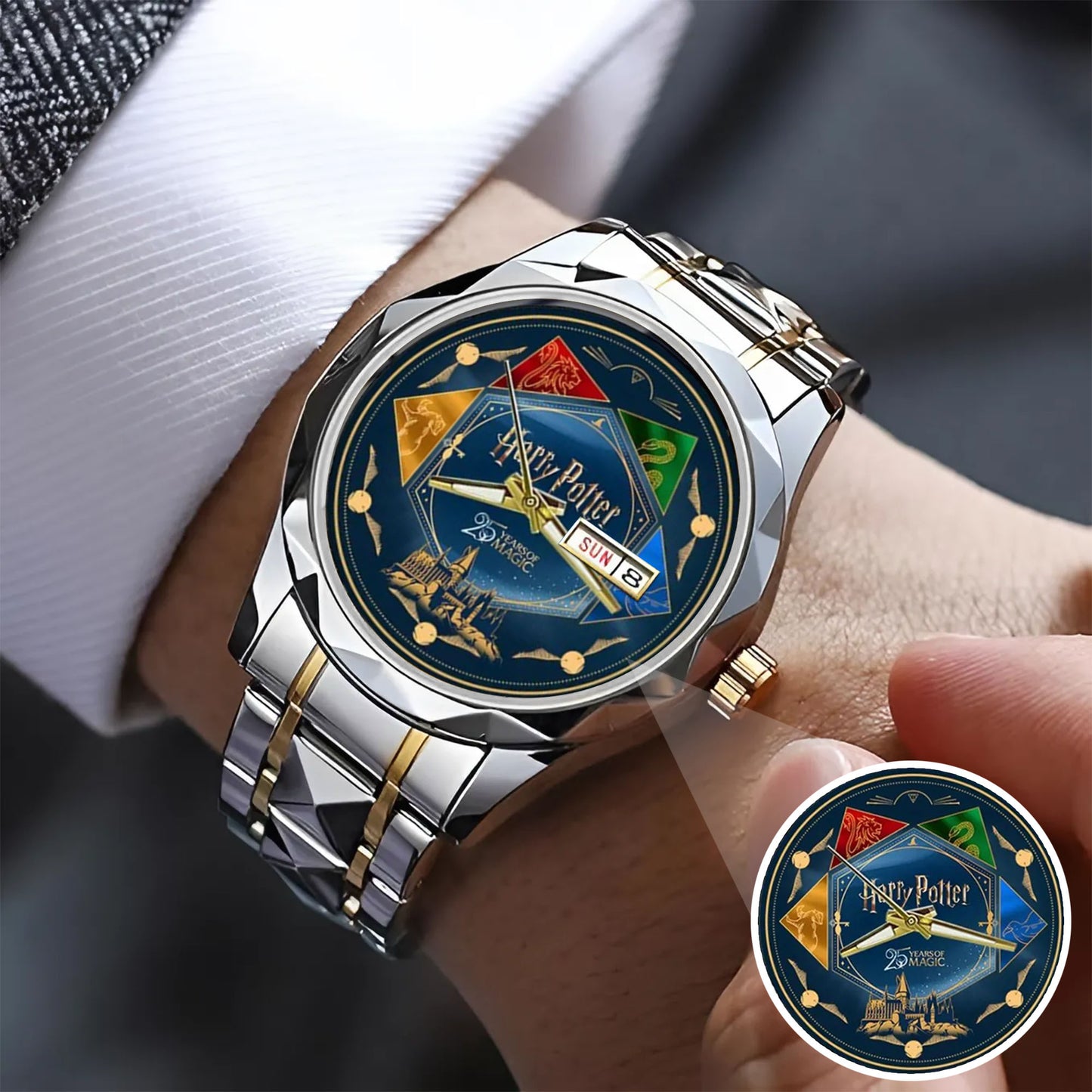 Harry Potter 25th Anniversary Steel Watch