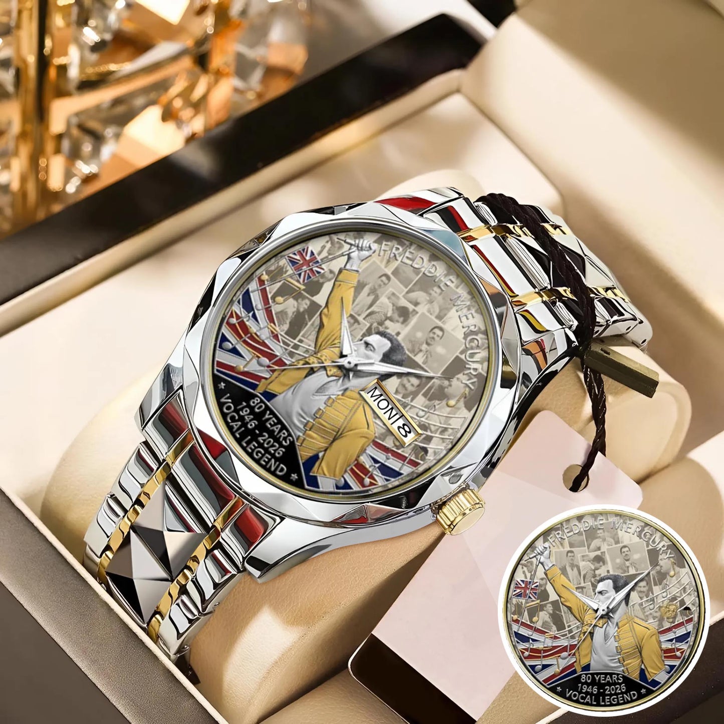Freddie Mercury Stainless Steel Watch