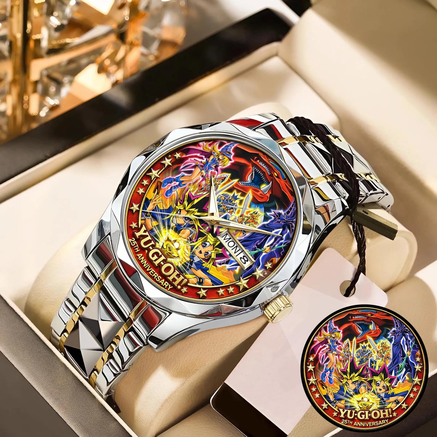 Anime Yugioh 25th Anniversary Coin Custom Watch