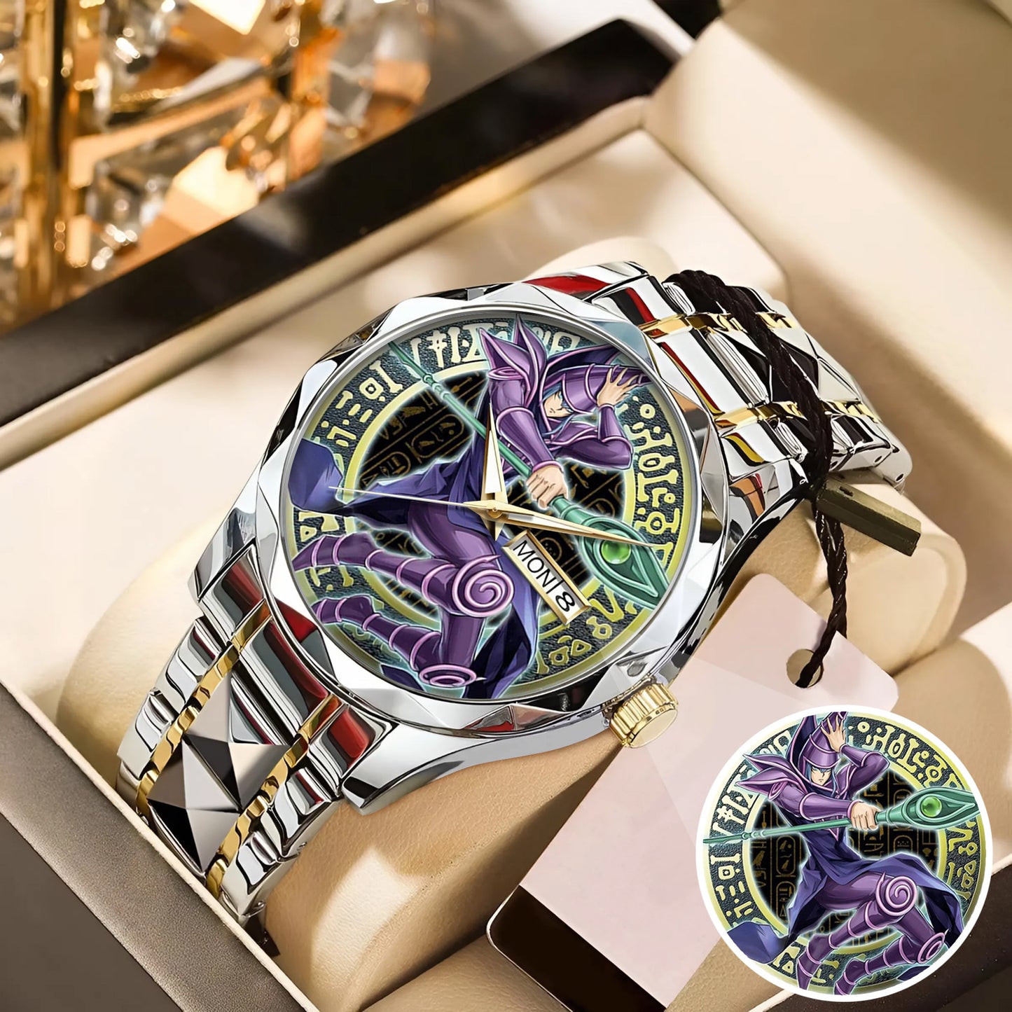 Anime YGO Dark Magician Watch Dial – Limited Art Design