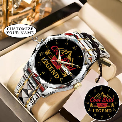 Personalized Father's Day Cool Dad The Legend Watch