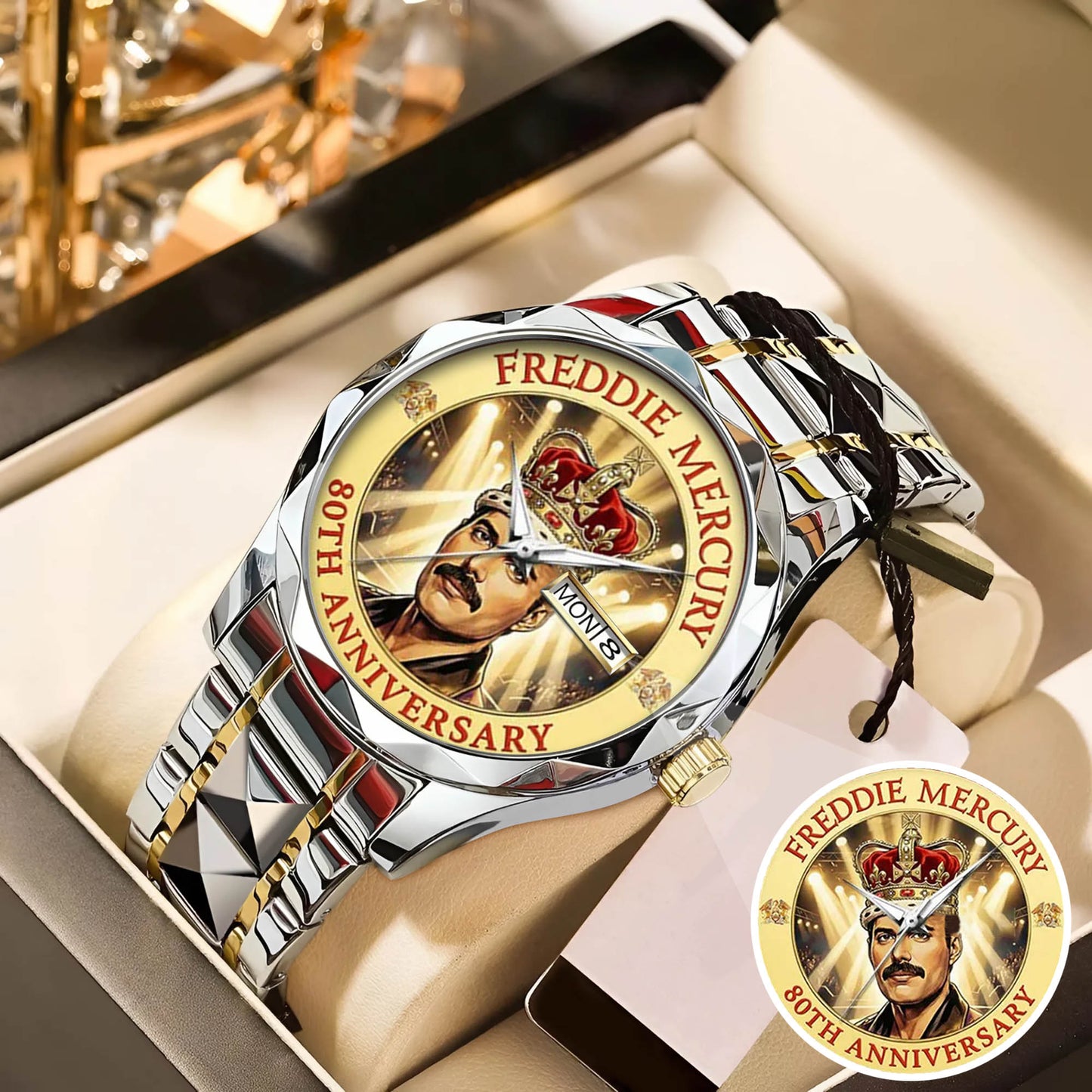 Freddie Mercury Stainless Steel Watch