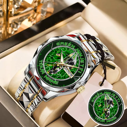Power Rangers Green Ninjetti Personalized Watch