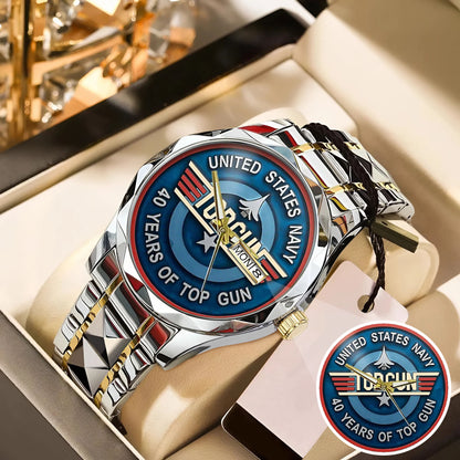 Top Gun Stainless Steel Watch