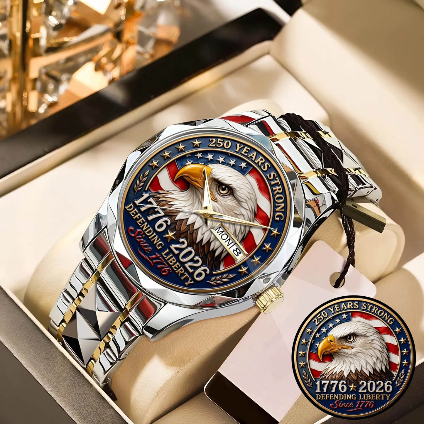 USA 250th Strong Anniversary Defending Liberty Watch
