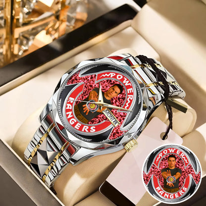 Mighty Morphin Power Rangers Custom Photo Watch