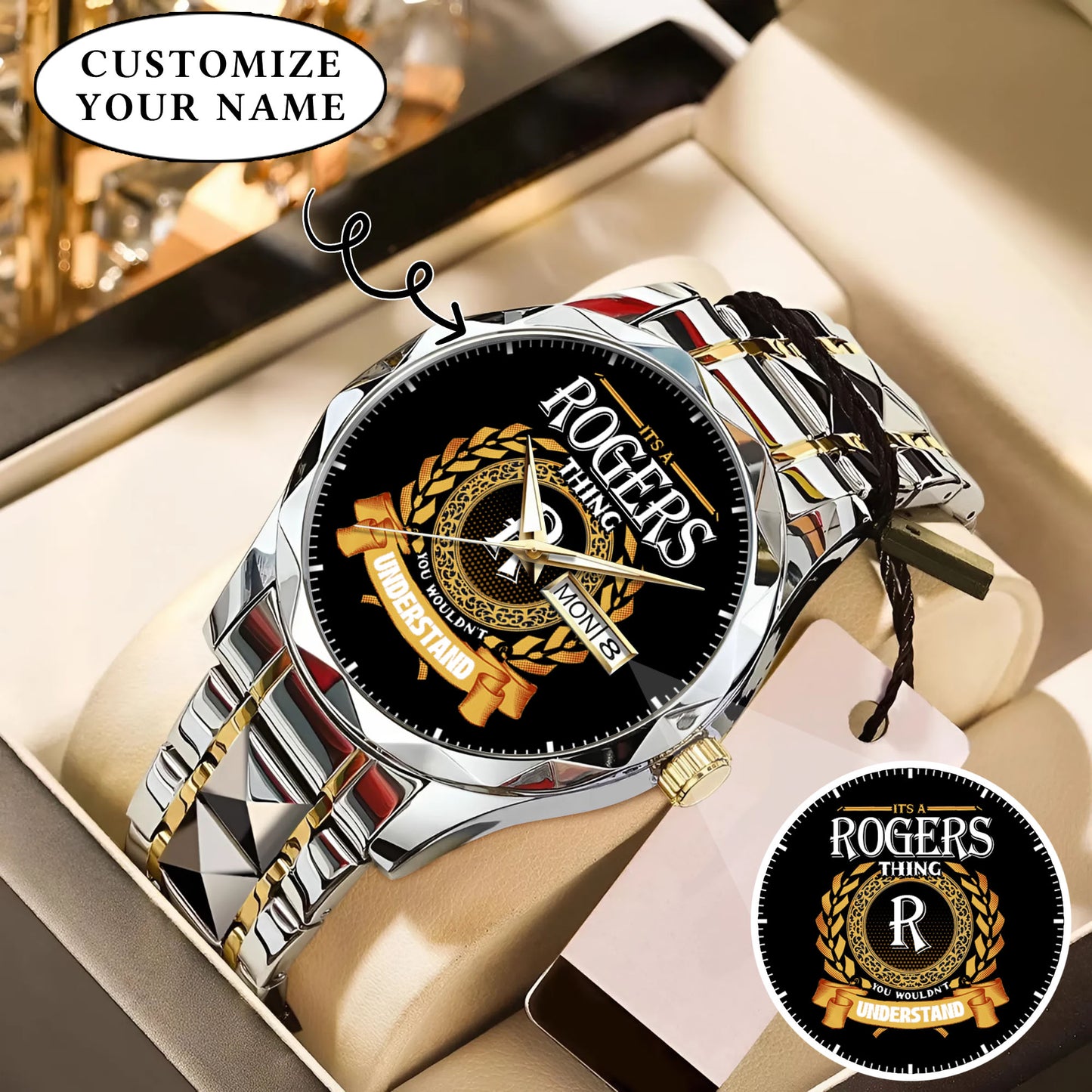 Personalized It's A Thing You Wouldn't Understand Custom Name Watch