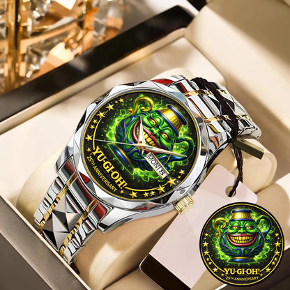 Anime Yugioh 25th Anniversary Coin Pot of Greed Custom Watch
