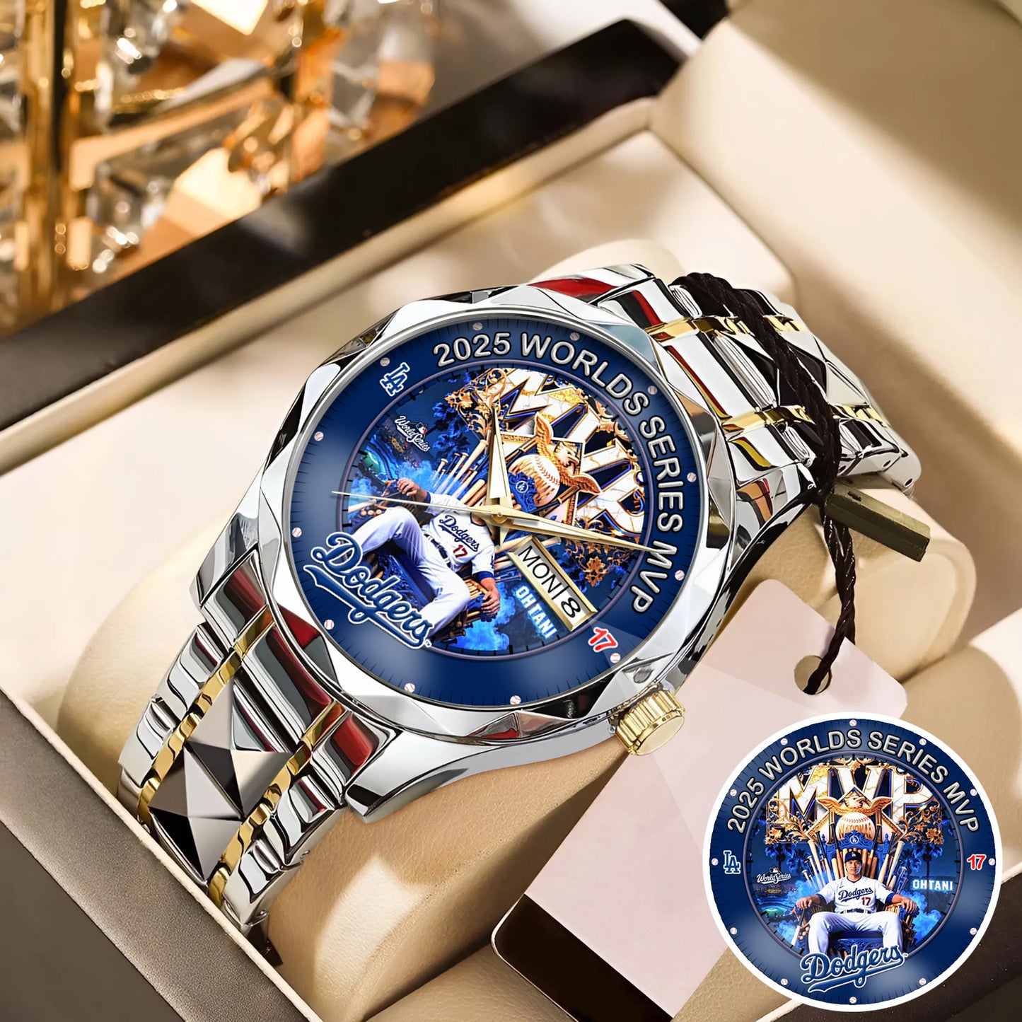LA Dodgers 2025 Worlds Series Shohei The Goat Champion Watch