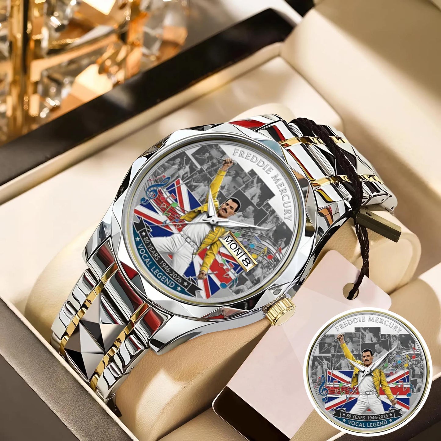 Freddie Mercury Stainless Steel Watch