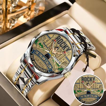 Rocky Balboa Never Stay Down 50th Anniversary Boxing Watch