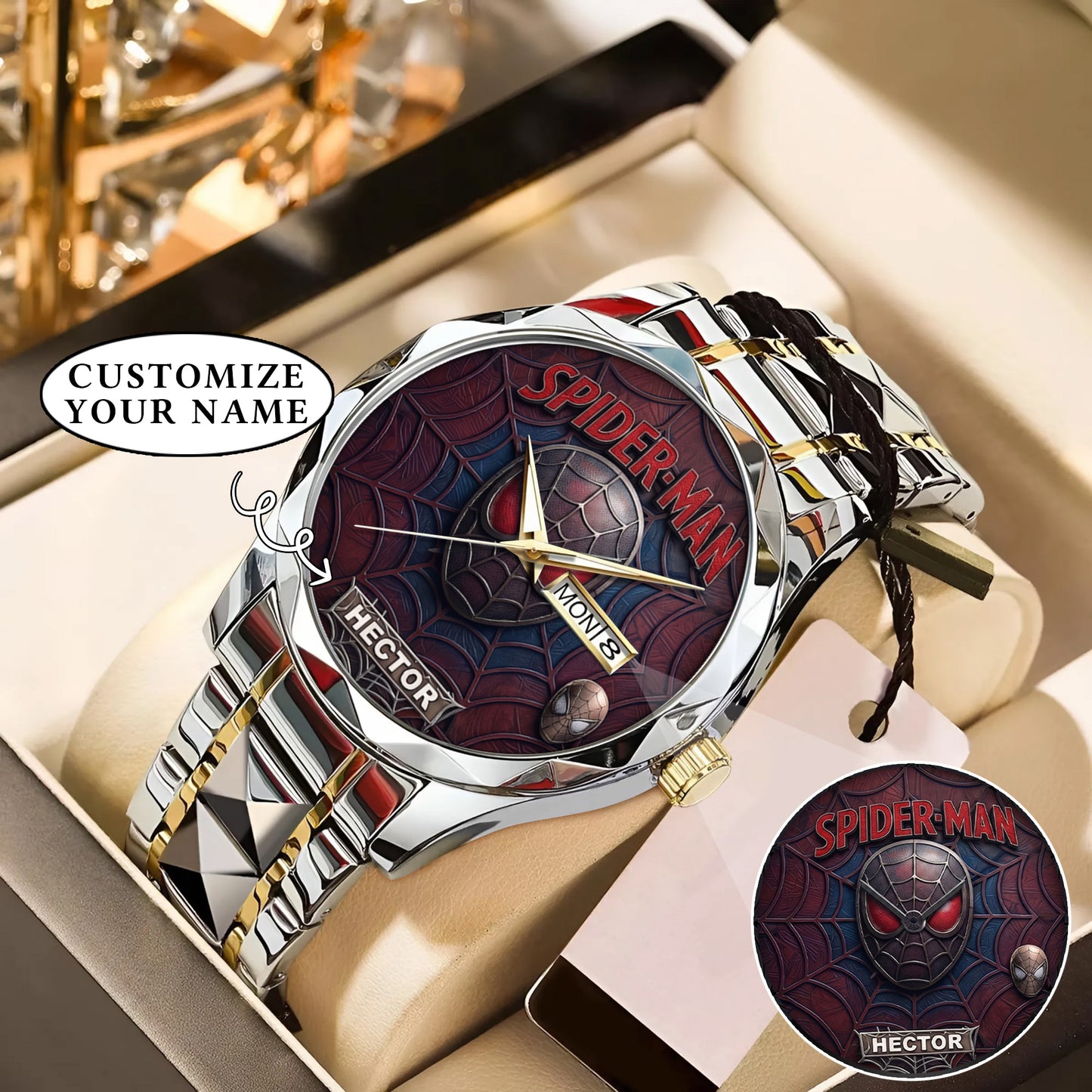 Spider Man Custom Name Limited Edition Watch