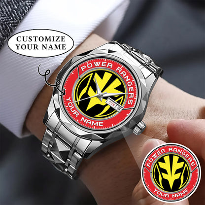 Mighty Morphin Power Rangers Tigerzord Custom Name Watch