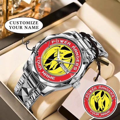 Mighty Morphin Power Rangers Pterodactyl Custom Name Watch