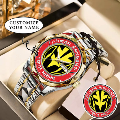 Mighty Morphin Power Rangers Tigerzord Custom Name Watch