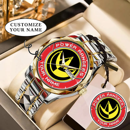 Mighty Morphin Power Rangers Dragon Zord Custom Name Watch
