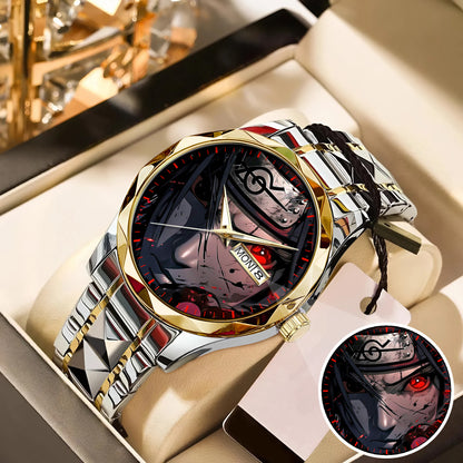 Anime Akatsuki Itachi Uchiha Mangekyou Sharingan Art Watch