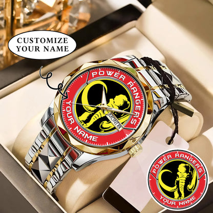 Mighty Morphin Power Rangers Mastodon Custom Name Watch