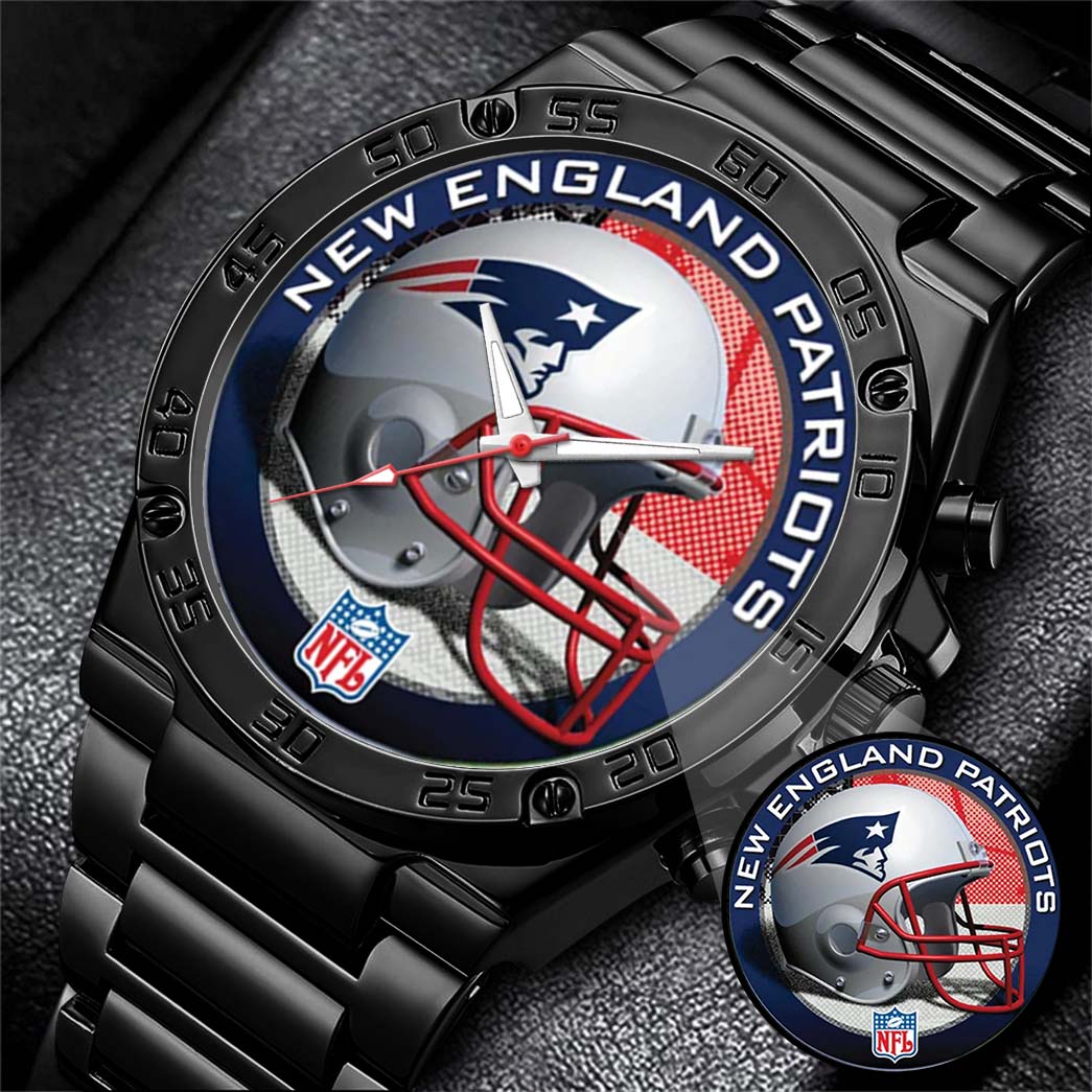 New England Patriots Champions Stainless Steel Watch
