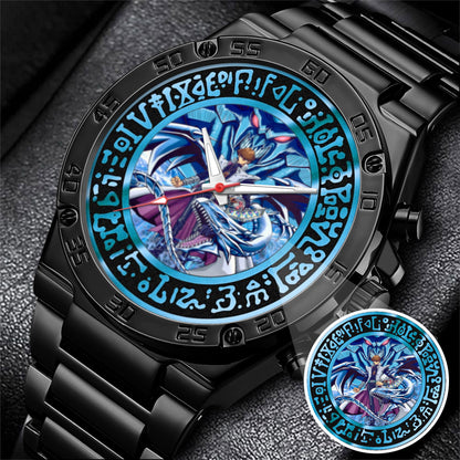 Anime YGO Kaiba Blue-Eyes White Dragon Watch Dial – Limited Art Design