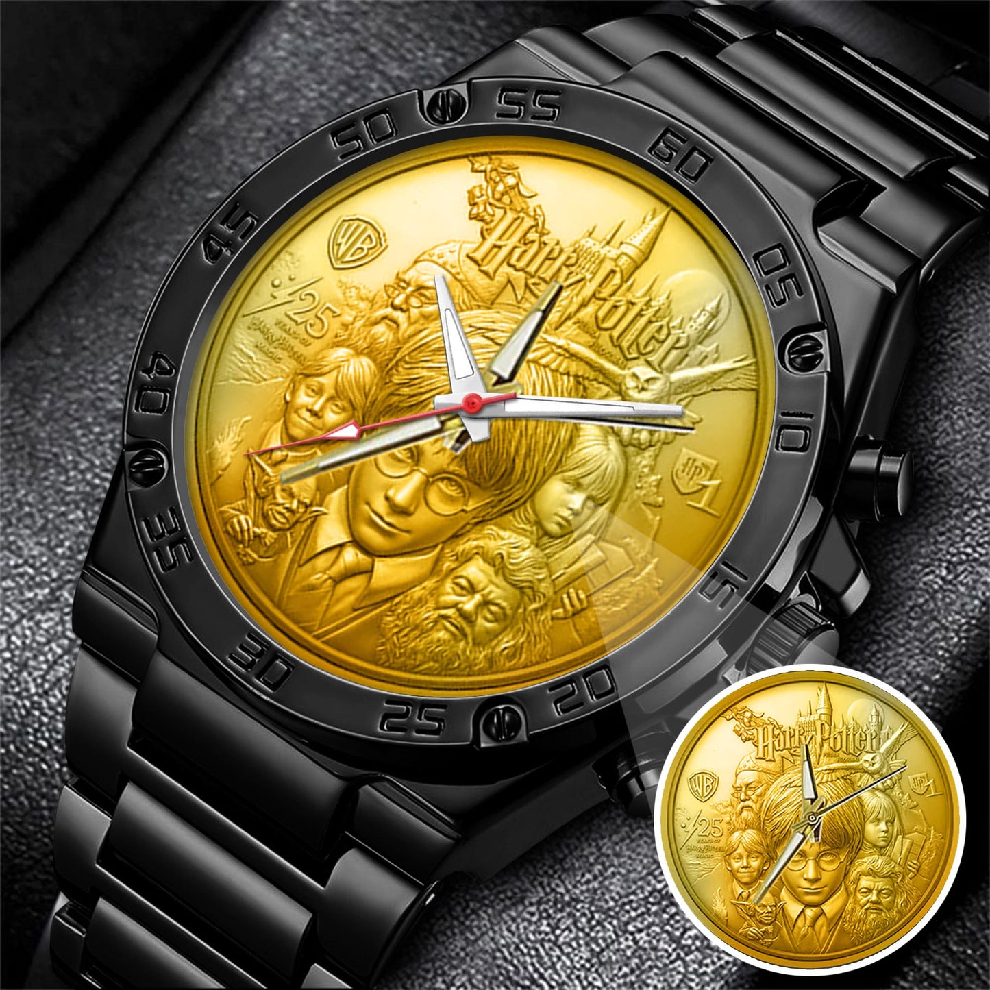 Harry Potter 25th Anniversary Stainless Steel Watch