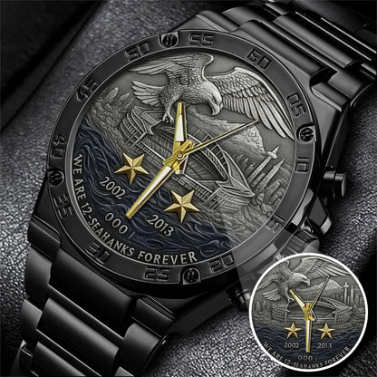 Seattle Seahawks 50th Anniversary 2026 Stainless Steel Watch