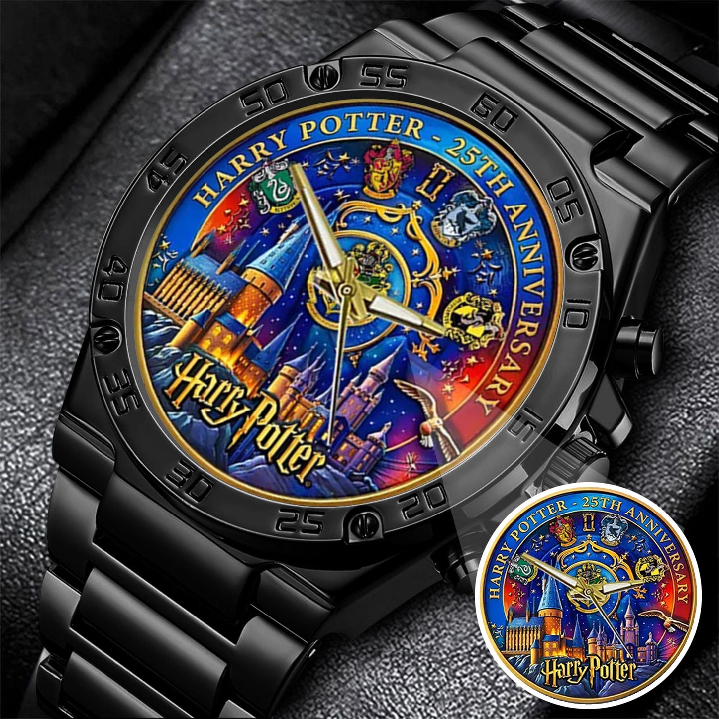 Harry Potter 25th Anniversary Stainless Steel Watch