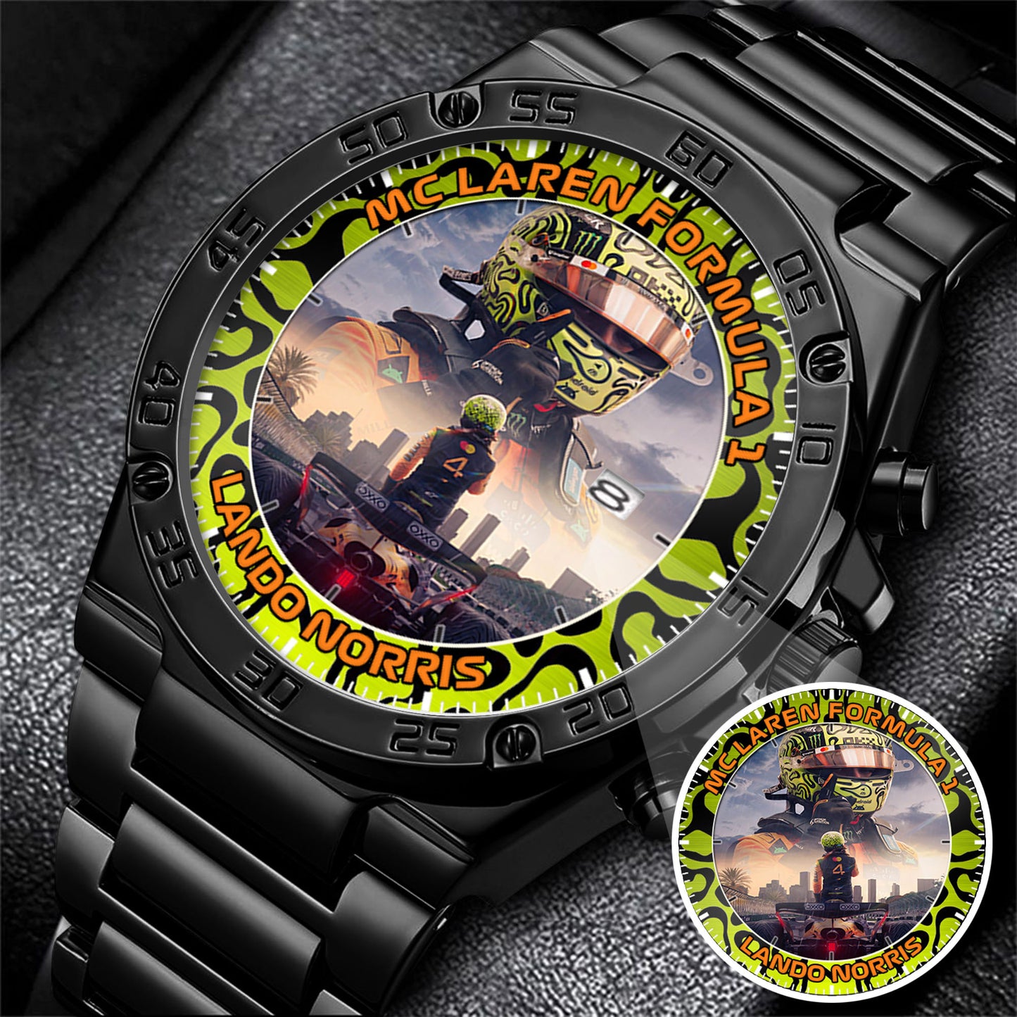 F1 Lando Norris McLaren Personalized Watch