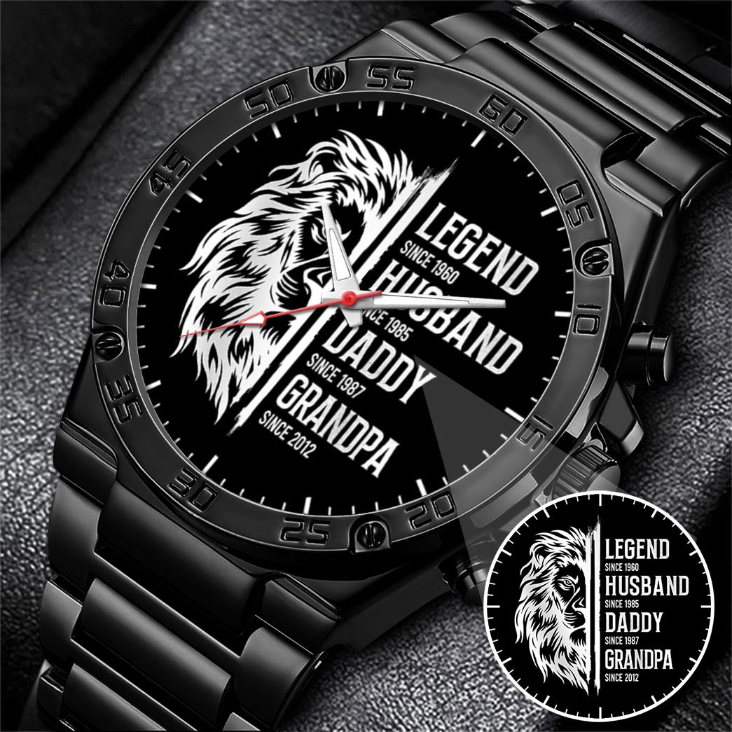 Father's Day Legend Husband Daddy Grandpa Limited Edition Watch