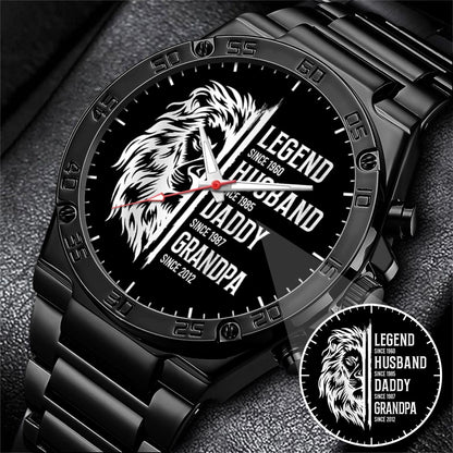 Father's Day Legend Husband Daddy Grandpa Limited Edition Watch