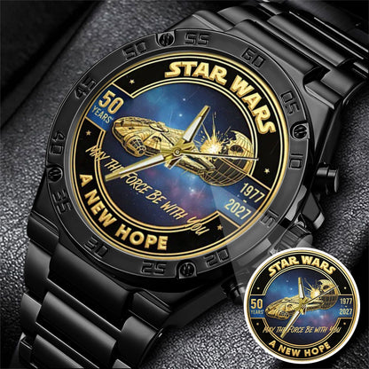 Star Wars 50th Anniversary Stainless Steel Watch