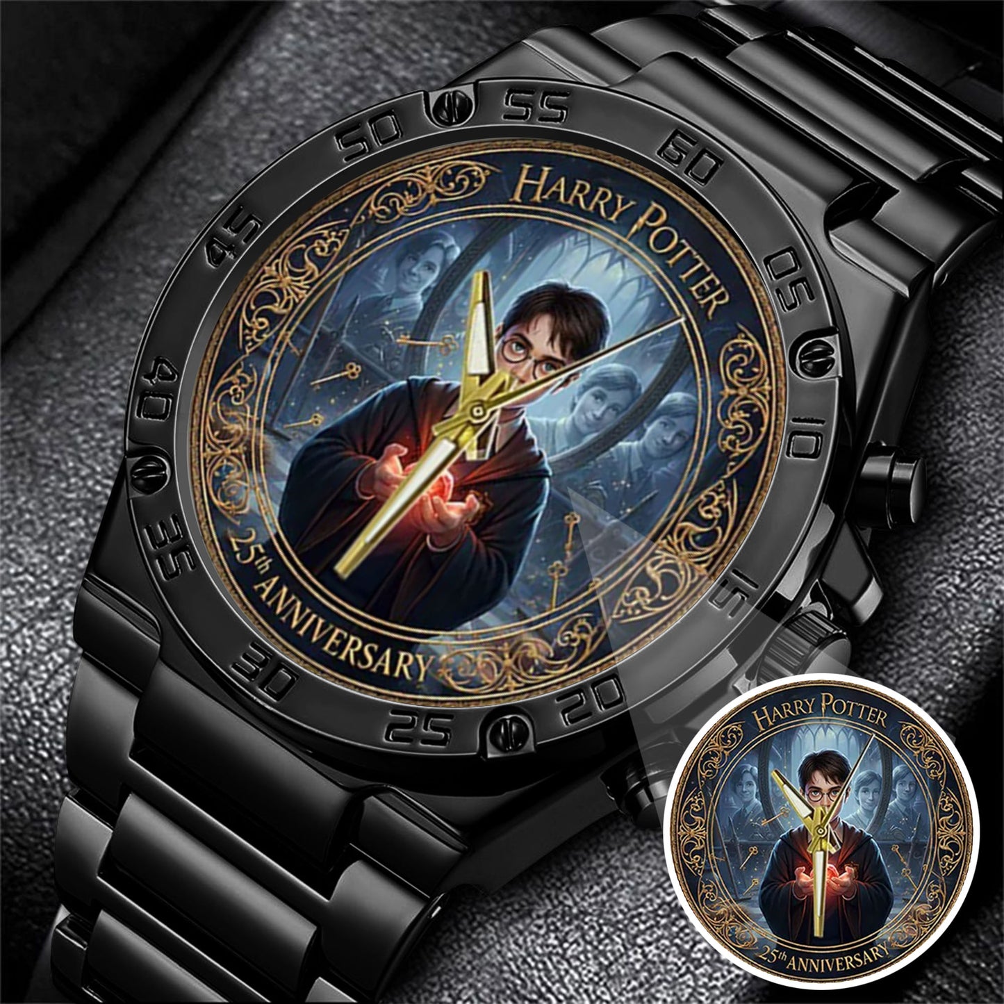 Harry Potter 25th Anniversary Stainless Steel Watch